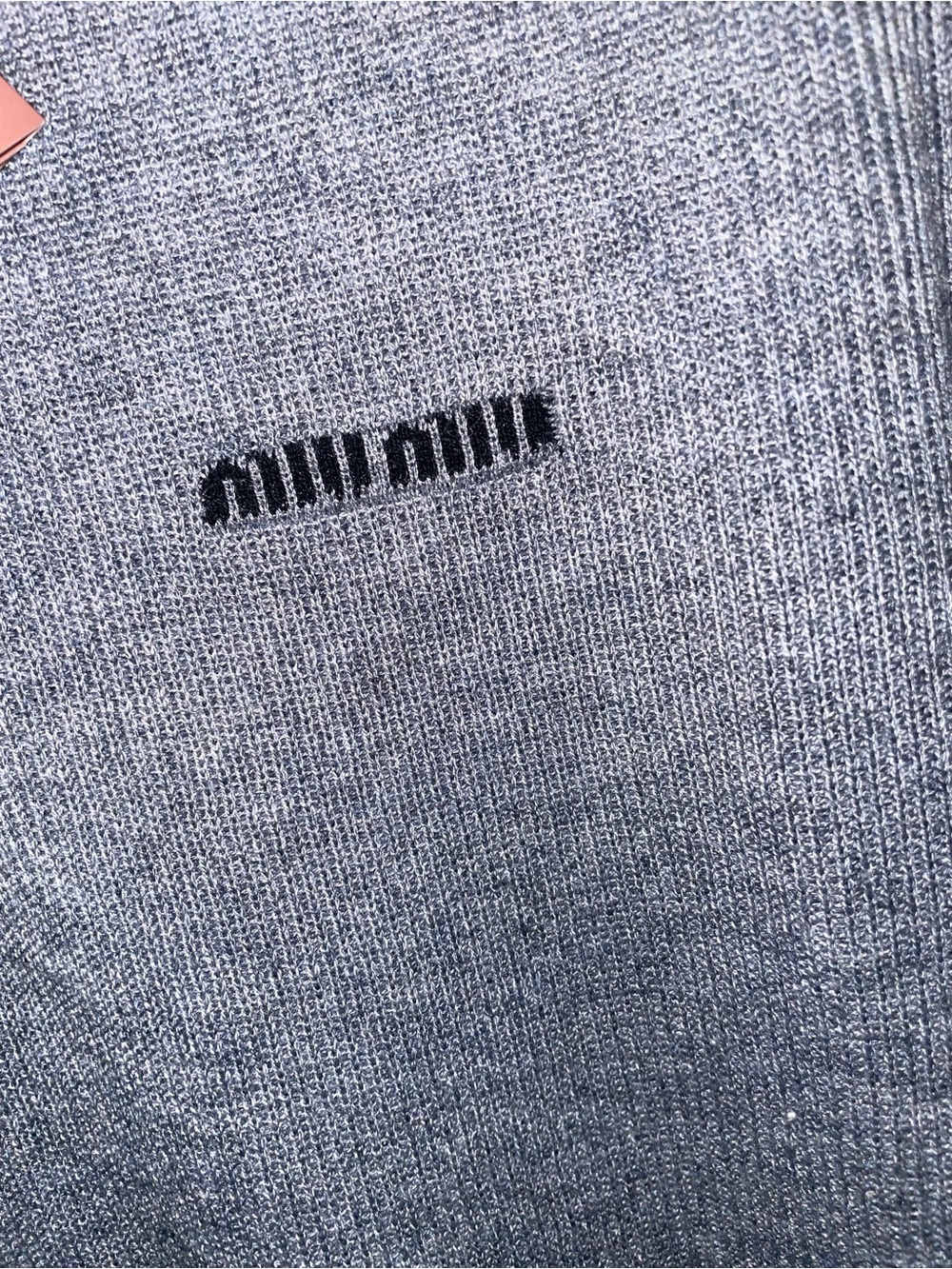 Miu Miu knit cotton sweater half sleeve top Polo knit wear Shirt New Size M - Picture 12 of 13